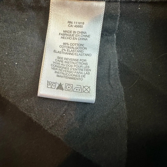 Michael Kors black denim straight‎ leg jeans size 4 mid rise - Picture 5 of 7